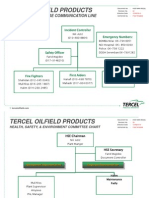 Tercel Oilfield Products Emergency Response Contact Sheet