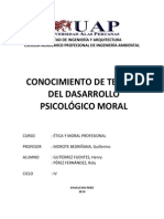 Conocimiento de Teorias Del Desarrollo Psicologico Moral