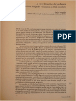 Cathy Schneider, La Movilización de las Bases, Proposiciones