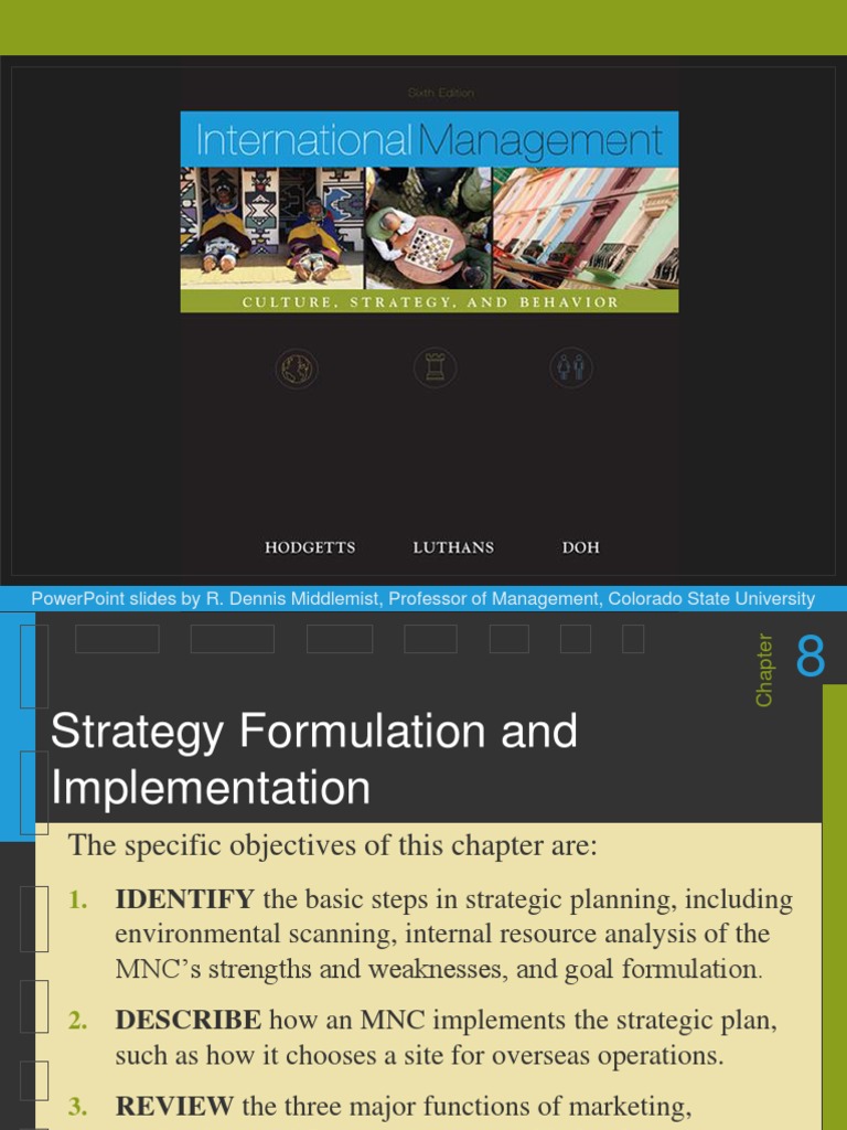 Strategy Formulation and Implementation | PDF | Strategic Management ...