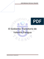 El Gobierno Transitorio de Paniagua