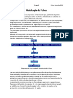 Metalurgia de polvos proceso fabricación