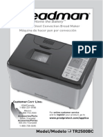 Breadman TR2500BC Manual Del Usuario PDF