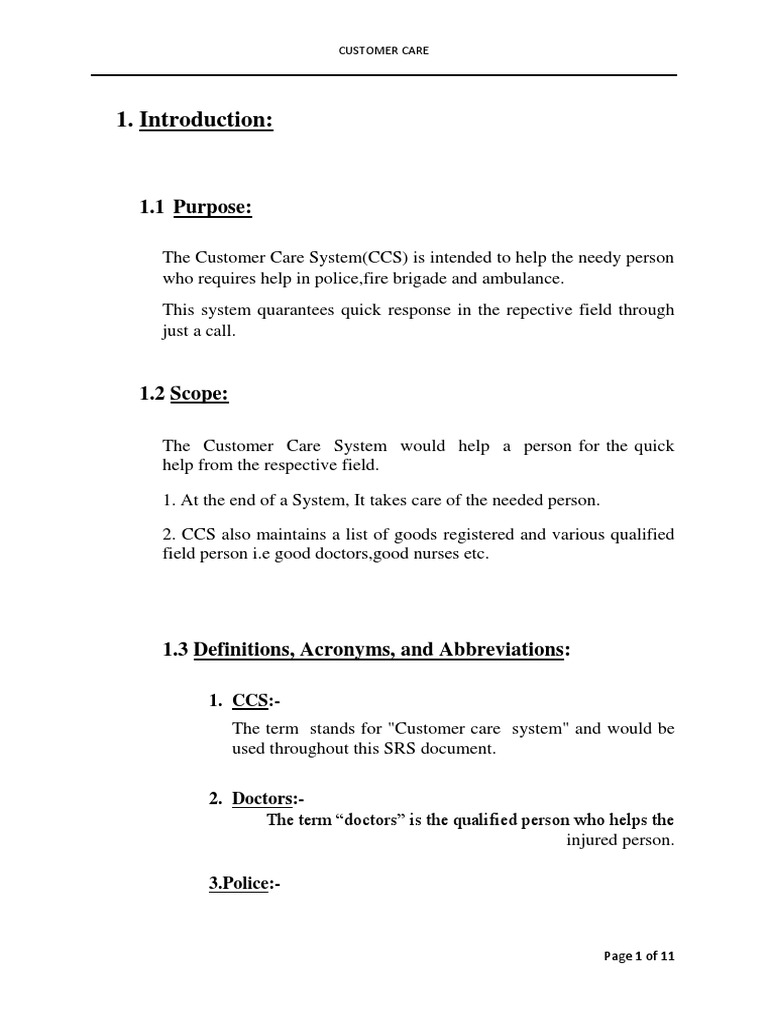Emergency Response System Guide | PDF