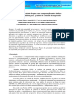 Índices de Capacidade - Gráfico de Controle de Regressão