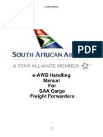 E-AWB Handling Manual For SAA Cargo Freight Forwarders