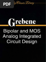 Design of Analog CMOS Integrated Circuits B. Razavi PDF | PDF