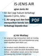 Jenis Jenis Air