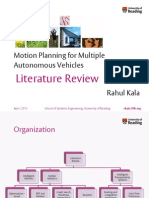 Motion Planning For Multiple Autonomous Vehicles: Chapter 2 - Literature Review