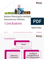 Motion Planning For Multiple Autonomous Vehicles: Chapter 9 - Conclusions