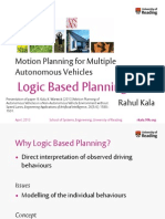 Motion Planning For Multiple Autonomous Vehicles: Chapter 6 - Logic Based Planning