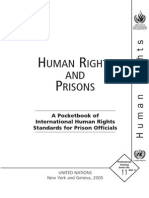Pocketbook On Laws Related To Prisoners and Detention