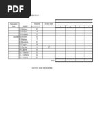 Procedure and Calculations Reports Extra Task