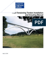 Post Tensioning Tendon Installation and Grouting Manual PDF