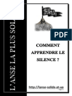 Comment Apprendre Le Silence