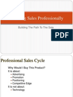 The Professional Sales Cycle