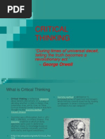 Criticalthinkingpowerpoint 130327000622 Phpapp02 DISCUSSION 2