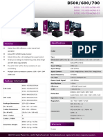 B700 Product Sheet