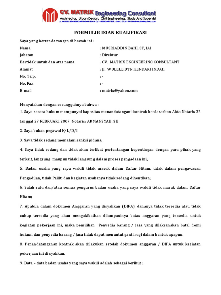 Download 64+ Contoh Surat Isian Gratis Terbaru