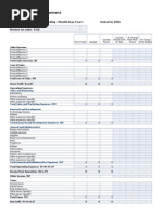 Profit and Loss Statement Template (Excel)