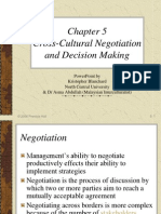 Cross-Cultural Negotiation and Decision Making