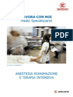 LAVORA CON NOI Medici Specializzandi - Anestesia Rianimazione e Terapia Intensiva (AFG/SL)