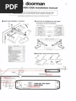 Closer Door Ryobi Doorman Install InstructionsTemplates