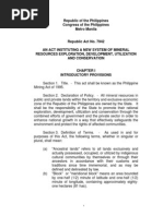 Philippine Mining Act