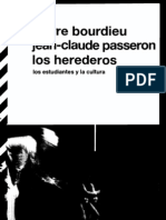 Bourdieu, Pierre - Los Herederos. Los Estudiantes y La Cultura