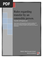 Transfer of Property