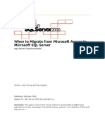 When To Migrate From Access