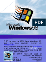 Diapositivas Windows 98.