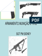 ARMAMENTO MUNIÇÃO E TIRO