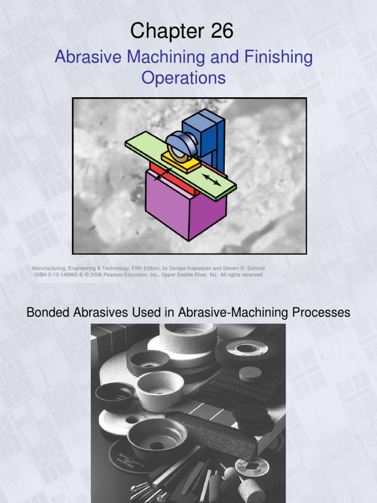 Abrasive Machining and Finishing Operations | PDF
