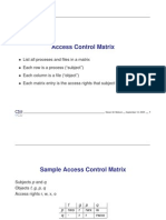 Access Control Matrix