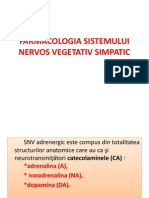 Curs 7, Colegii, Farmacologia Snv Adrenergic