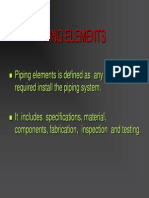 PIPING ELEMENTS: PIPES, FITTINGS, FLANGES, GASKETS & VALVES