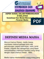 Sosialisasi - Peranan Media