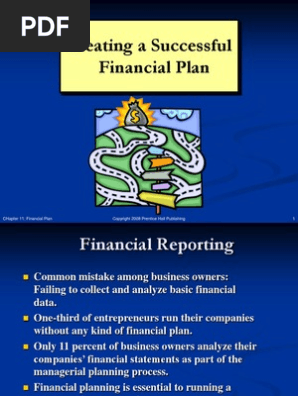 Chapter 11 Financial Plan