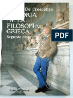 Historia de La Filosofia Griega (Desde Socrates en Adelante) - Luciano de Crescenzo PDF