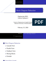 Block Diagram Reduction Guide for Control Systems