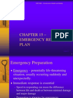 Chapter 15 - Emergency Response Plan: CEE 698 - Construction Health and Safety