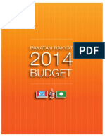 Pakatan Rakyat Budget 2014-EnG