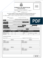 Examination Registration Form
