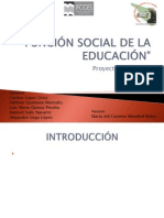 Proyecto FUNCIÓN SOCIAL 1coloquio