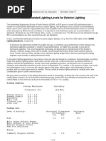 IESNA Outdoor Lighting Recommendations | PDF | Lighting | Controlled ...