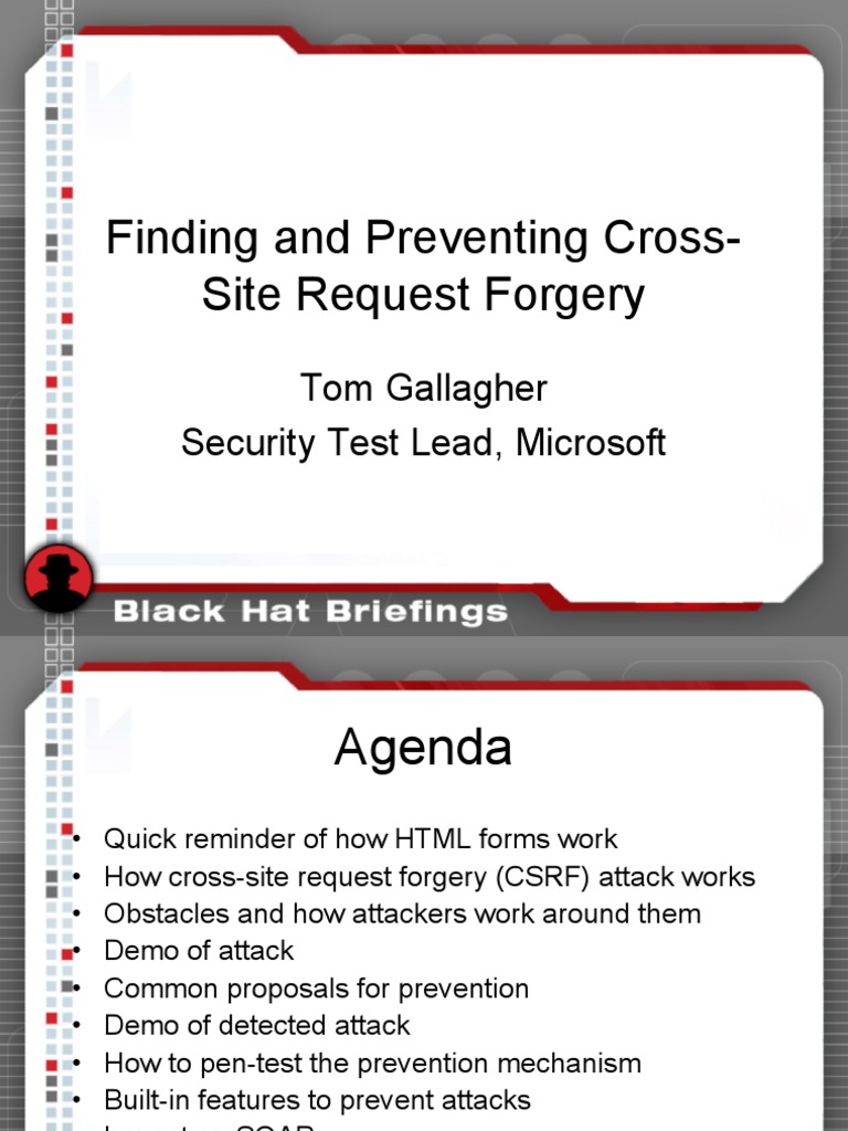 Finding and Preventing Cross Site Request Forgery | PDF | World Wide ...