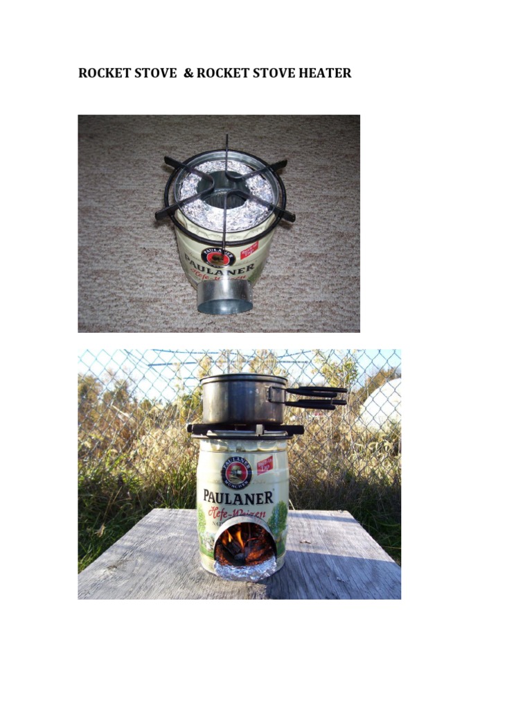 Rocket Stove &amp; Rocket Stove Heater | PDF | Stove | Chimney