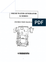 Instruction Manual For Fresh Water Generator