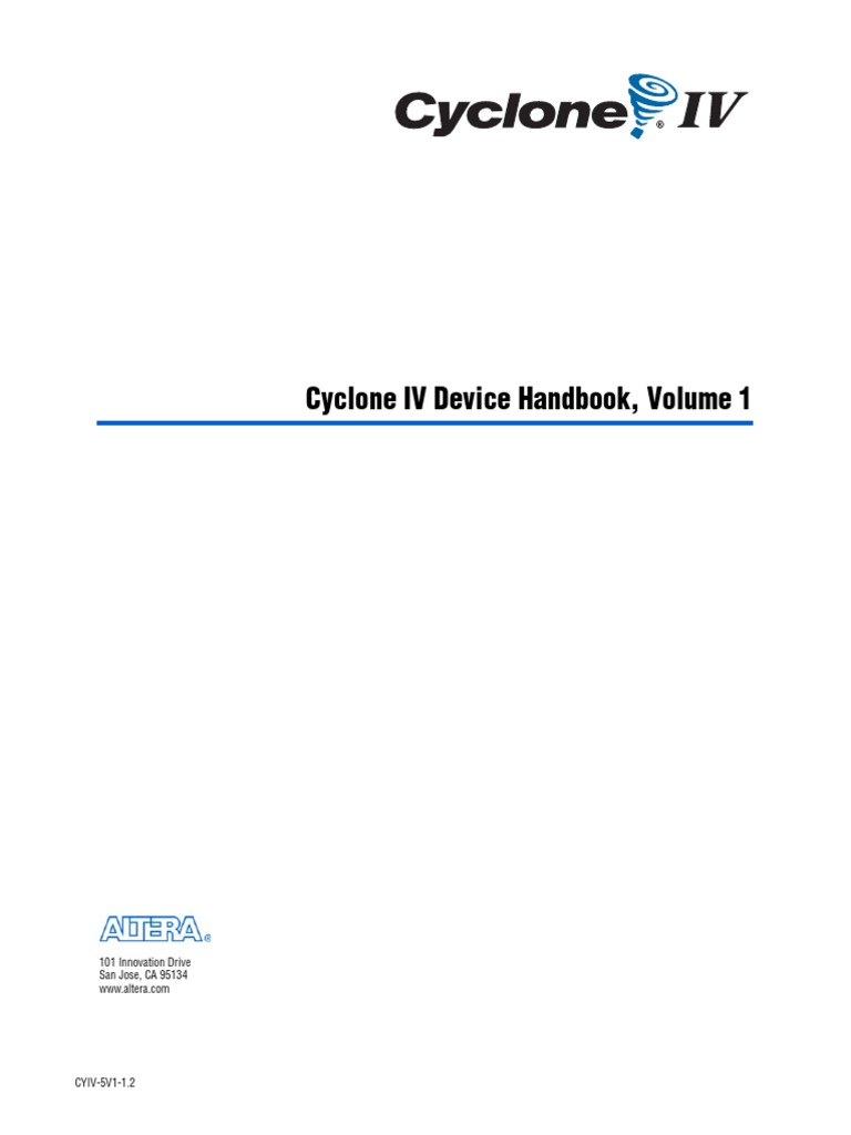 Cyclone4 Handbook | PDF | Field Programmable Gate Array | Computer ...
